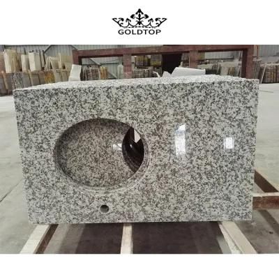 Natural Stone Polished Indoor Decoration Spray White Slab White Granite Countertop