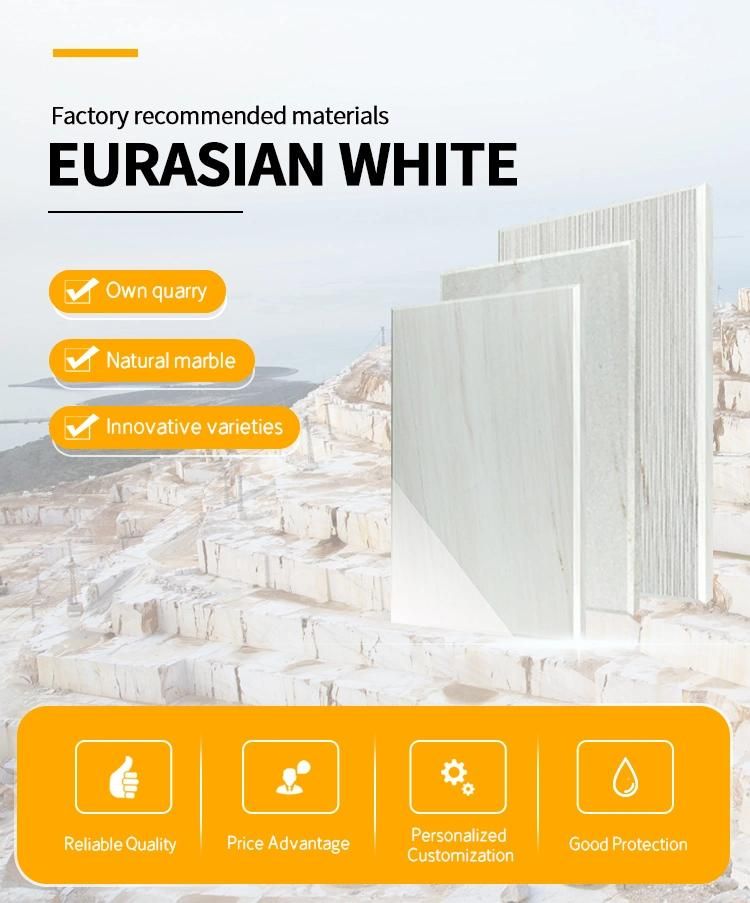 Quarry Outlet Marble Slabs Bianco Carara Wildly Grain Marble Stone Polishing Finished Slabs Marble White Carrara