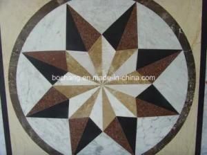 Marble Mosaic Waterjet Floor Medallion for Pattern Tile