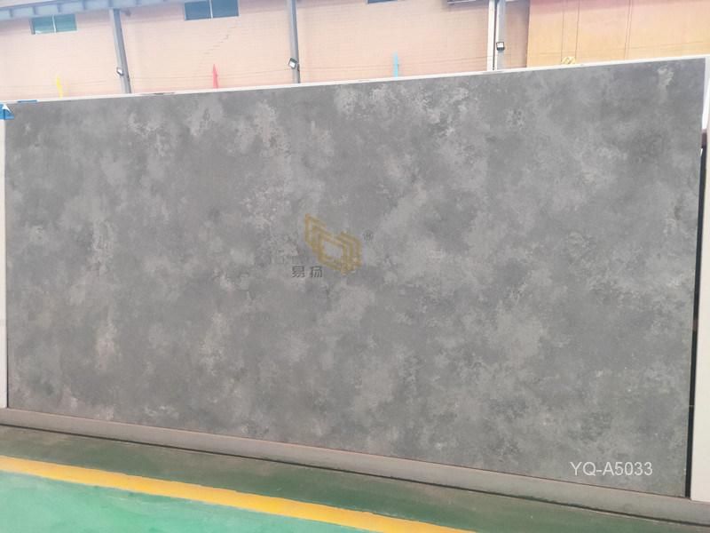 Yeyang Grey Quartz Stone Slab for Kitchen/Bathroom Countertops/Floor/Wall/Vanity