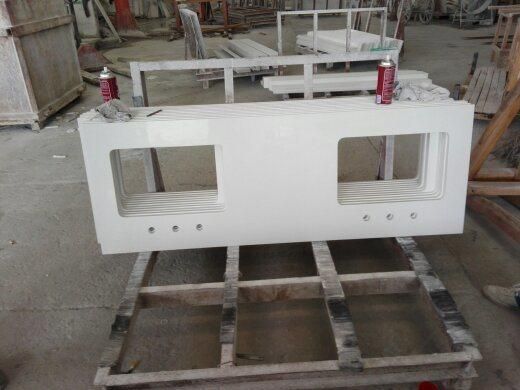 Popular Option Artificial Quartz Stone for Kitchen and Bathroom Countertop