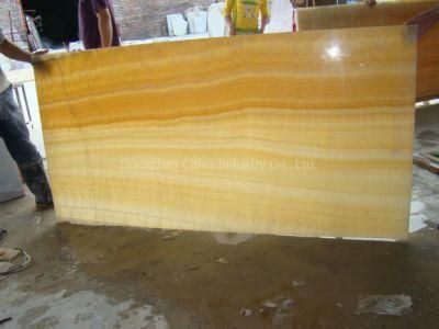 Classic China Yellow Honey Onyx Marble/Stone Interior/Decoration Wall Covering Tile