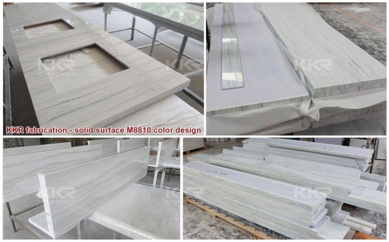 Artificial Stone Single Double Sink Countertops for Kitchen and Bathroom