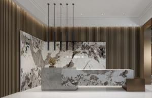 Natural Porcelain Sintered Stone 9mm Terrazzo Pattern Countertops