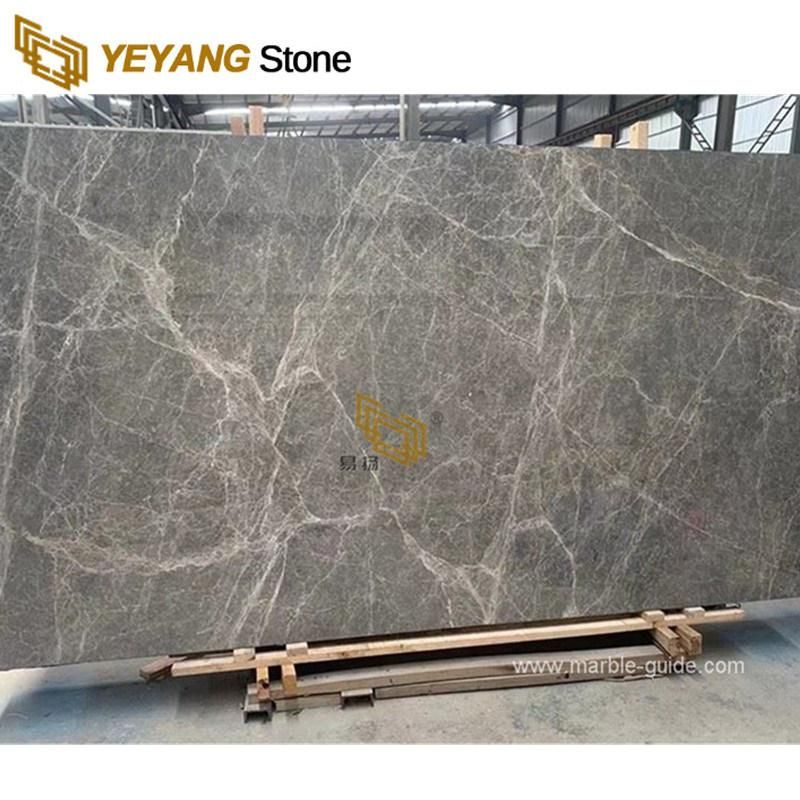 China Emperador Grey Marble Slabs in Stock for Countertop/Kitchen/Bathroom/Sale/Home/Residential Projects