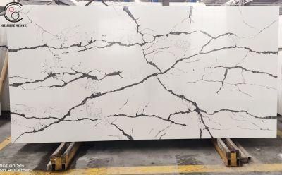 Artificial Quartz Stone China Quality Popular Calacatta Quartz Slabs Countertop