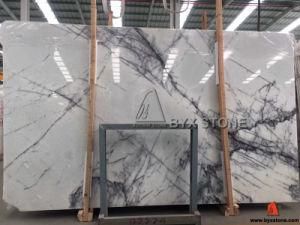 Italy Milas Lilac White Marble with Purple Veins for Slabs/Wall/Flooring Tiles/Curved Panel/Sinks/Vanity Tops
