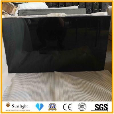 Custom Chinese Absolute Black Granite Stone, Shanxi Black Granite Stone Tiles