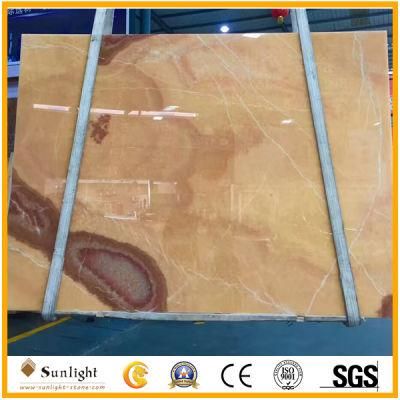 Backlight Natural Stone Transparent Yellow/Honey Onyx for Wall Tiles