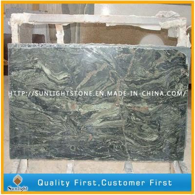 Cheap Polished Seawave Green Granite Floor/Wall Tiles for Bathroom