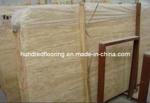Stone Marble Slab Beige Travertine