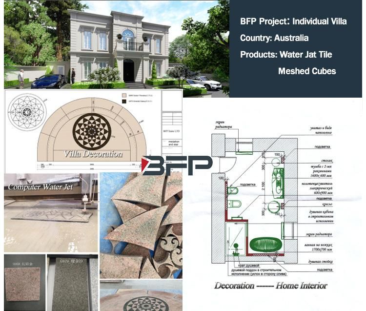 Pre-Assemble Reliable Service Natural Stone Arabescato White Marble