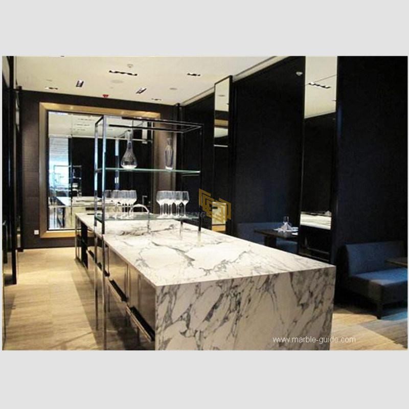 Arabescato White Marble Supplier for Kitchen Island/Bathroom/Vanity/Sink/Flooring/Wall/Countertop
