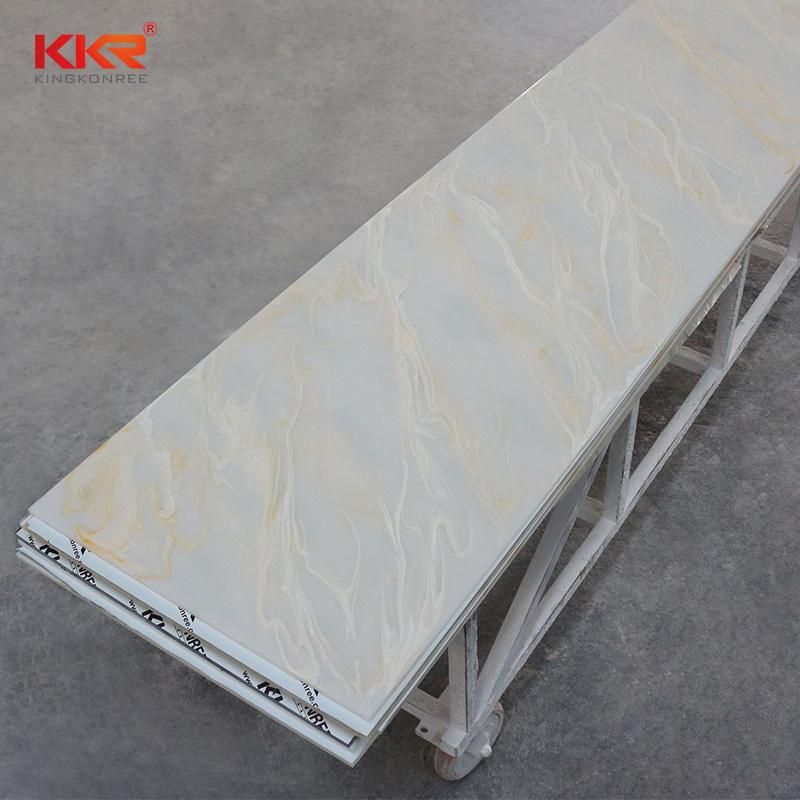 Translucent Artificial Stone Slab Corian Decorative Solid Surface