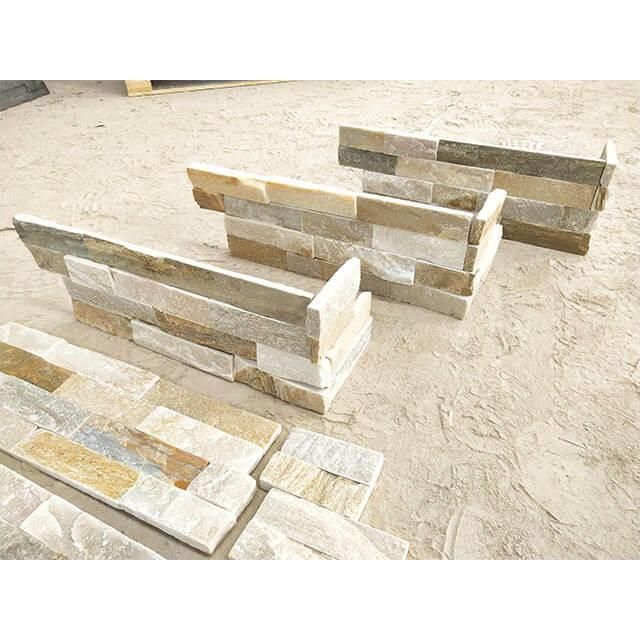 Natural Wall Stone Panel Corners of Stacked Stone Culture Stone
