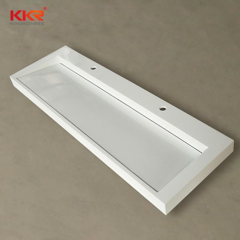 Kkr Solid Surface Stone Bathroom Vanity Top Corian Marble Countertop Vanity Set