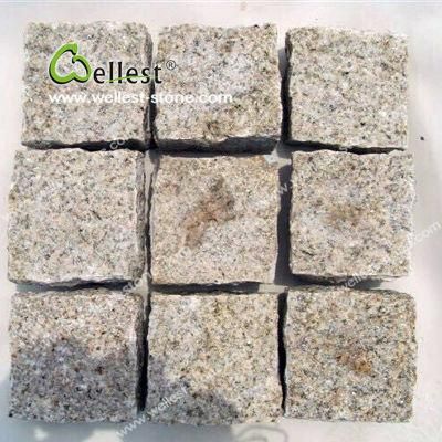 Yellow Granite Pavers, Granite Cobblestone