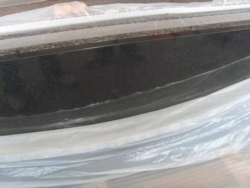 Absolute Black Granite Flute Tile for Wall