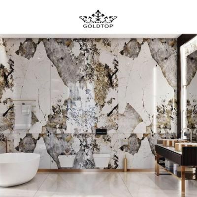 Luxury Stone Polished Indoor Decoration Patagonia Slab Granite Wall Tiles