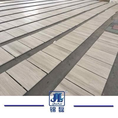 Building Material White Wood Grain/Veins 24 X24&quot; Marble Tile for Interior Decoration Home or Hotel
