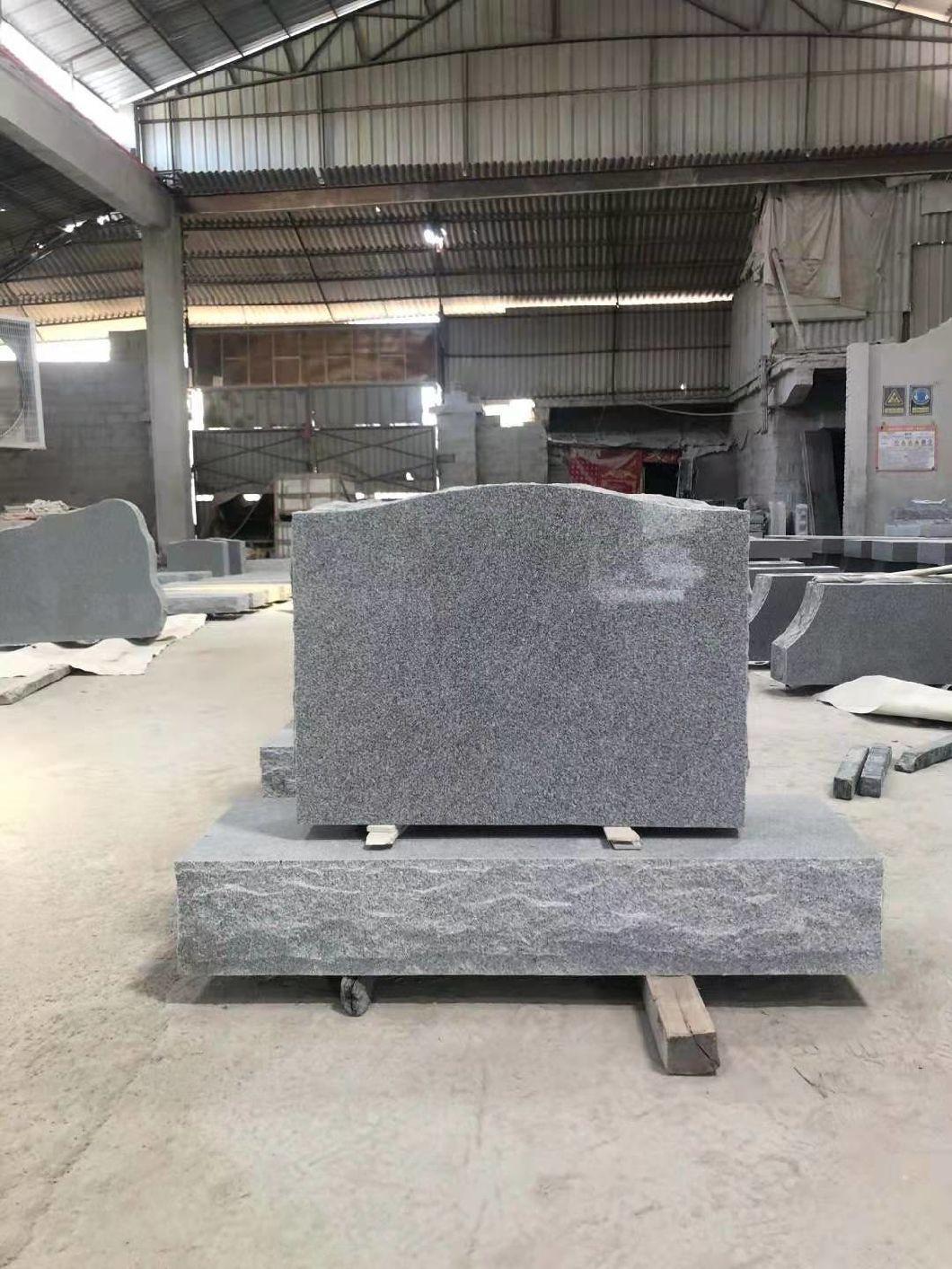 Chinese Blue Pearl Cemetery Headstone Funeral Tombstone and Monumentes