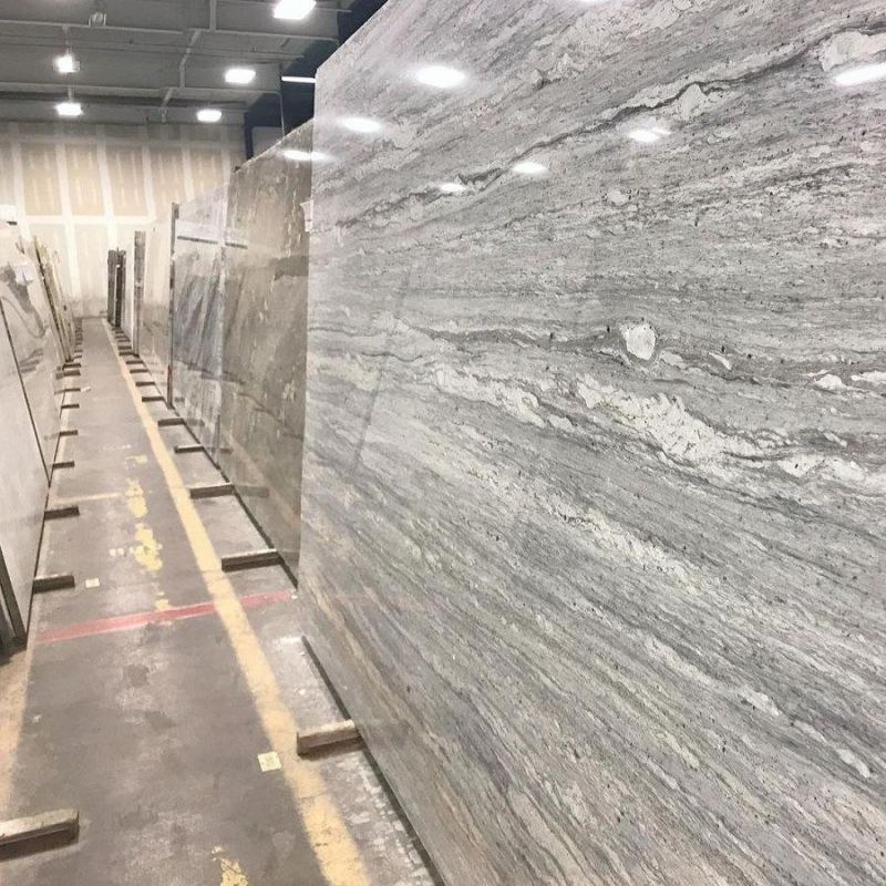 River White Granite Slab for Kitchen Countertop/Island