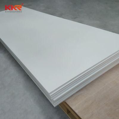 White Color Without Dots Thermoforming Pure Acrylic Solid Surface