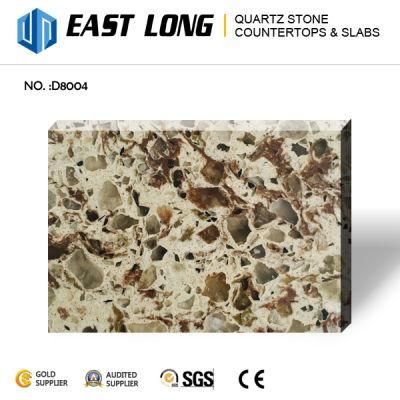 Quartz Stone Slabs as Artificial Granite Color for Countertops with Building Material/Solid Surface