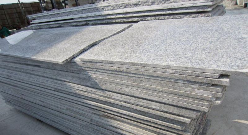 Natural Exterior Wall Stone Floor Tile Polished Flamed Design Black Dark Grey G654 Granite
