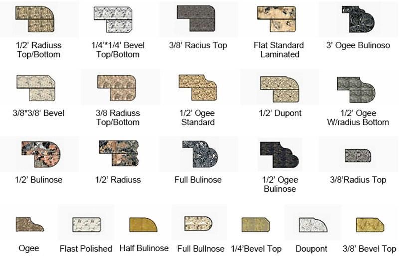 Prefab Natural Yellow/Red/White/Black/Grey/Pink/Green/Brown/Beige/Blue Granite/Quartz/Marble Stone Countertop for Kitchen/Bathroom