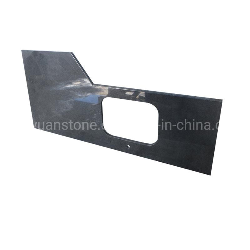 Grey/Black Granite Leather Surface Stone Granite for Bathroom Countertops/Countertop/Vanity Top/Slabs