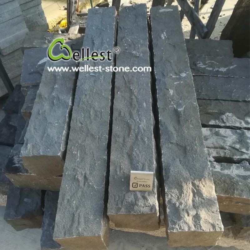 All Sides Natural Split Bluestone Kerb Stone, Palisade Stone