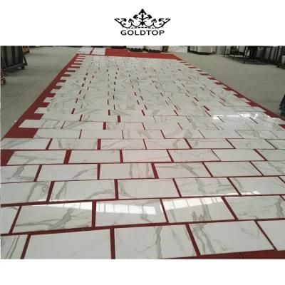 Commercial Project Building Materials Calacatta/Calacutta/Calcutta White Natural Marble Stone Slabs Tiles