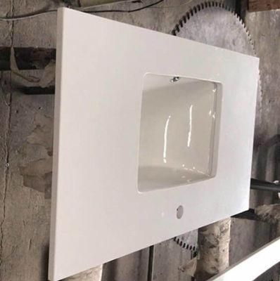 Quartz Kitchen Countertops &amp; Bathroom Vanity Tops with Ceramic Sinks