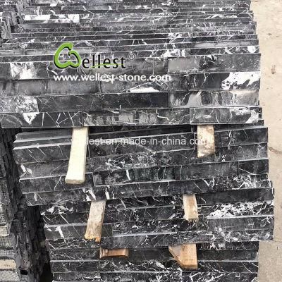 Culture Stone Panel, Nero Marquina Black Marble, Marble Panel, Wall Stone