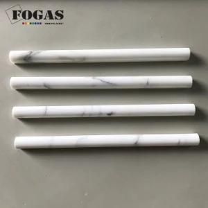 305X20X19.5mm Natural Stone Border Calacatta Gold Marble Chair Rail