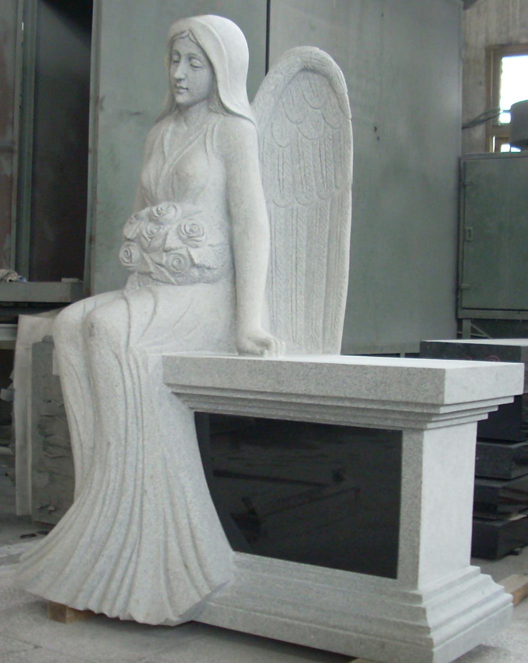 Memorial/Headstone/Mausoleum/Boots Carving Tombstone America Style