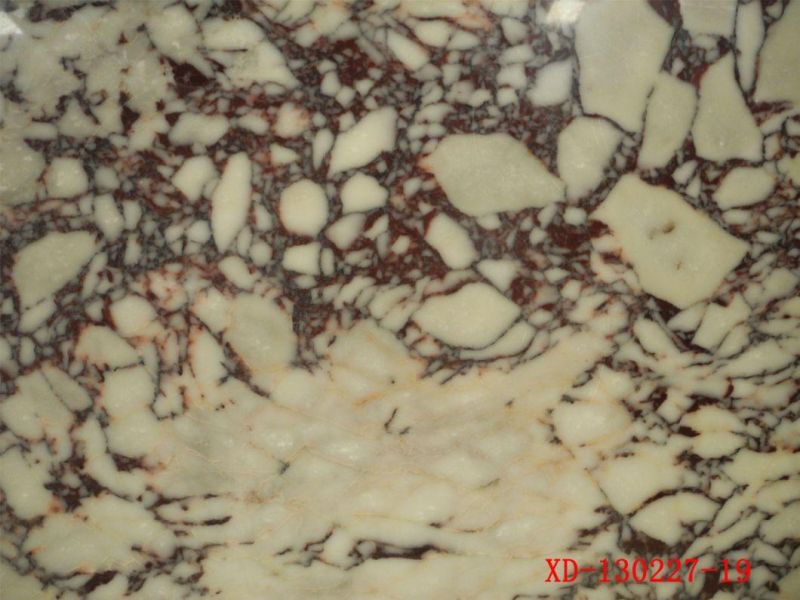 Violet Polished Marble Slabs for Interior Flooring Wall Decoration
