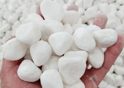 A Grade Snow White Tumbled Stone