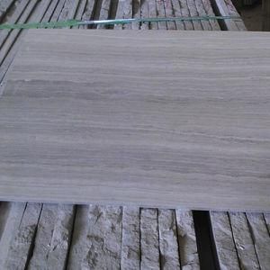 Wooden White Marble Tile for Paving, Flooring, Bathroom, Kitchen