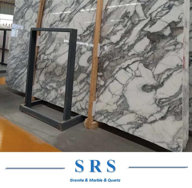 Arabescato White Marble with Black Veins for Flooring Tiles/Big Slabs/Bathroom