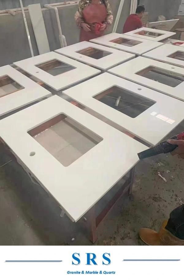Artificiall Stone Calacatta Marble Nano Crystallized Glass for Slab/Countertop/Vanity Tops/Floors