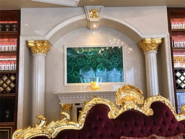 Semi Precious Stone Slab Green Gemstone Malachite Luxury Malachite Stone Slab