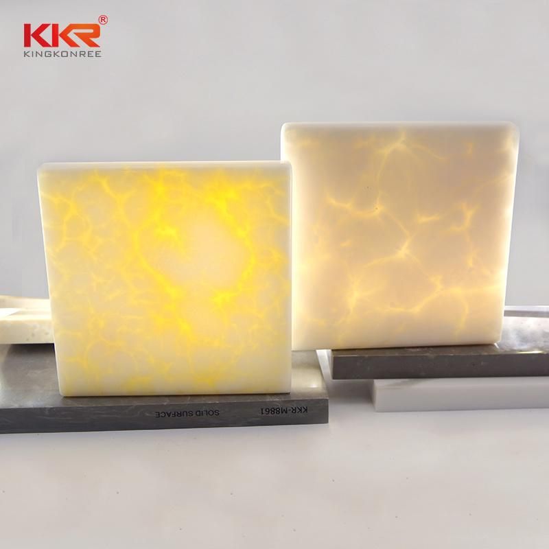 Corian 12mm Translucent Solid Surface Sheet for Background Wall Panels