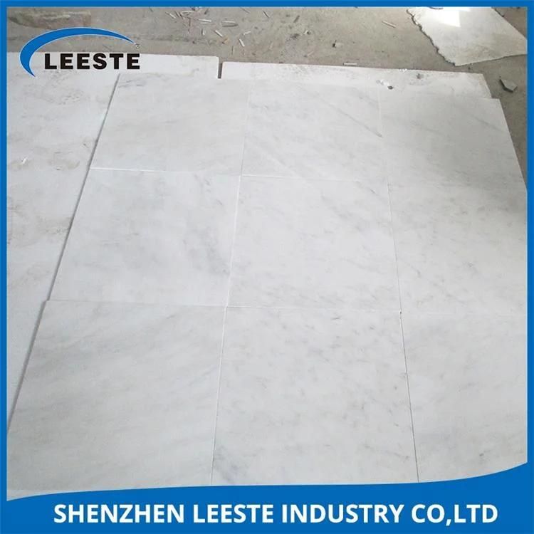 Natural Polished Pure White Marble Slab Super White Marble Tile