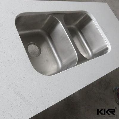 China Made Light Grey Marble Kitchen Countertop