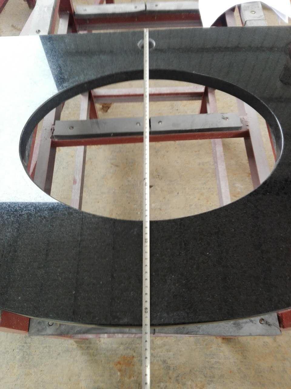 Wholesale High Quality Black Granite Vanity with Top