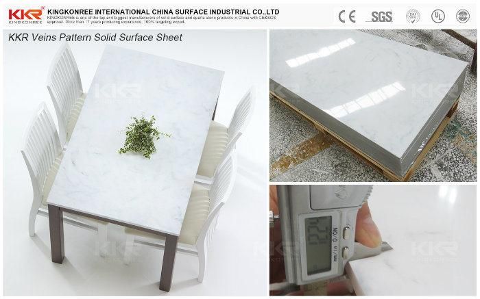 Artificial Stone Pure Acrylic Solid Surface for Building Material