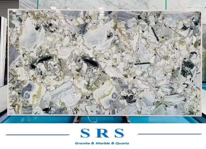 Ice Jade Green Marble for Stair/Wall Tile/Countertop/Slabs