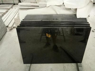Natural Stone Black Granite for Countertop/Vanitytop/Floor/Wall Tile